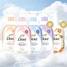 Dove/dove fragrância densa bolha de banho 400ml branco pêssego Gel de banho flor de cerejeira limpeza leite fragrância a