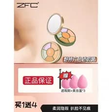 ZFC Meishi deserto seis cores corretivo maquiagem artista dedicado 6 cores fundação creme capa olheiras sardas Nasolabia