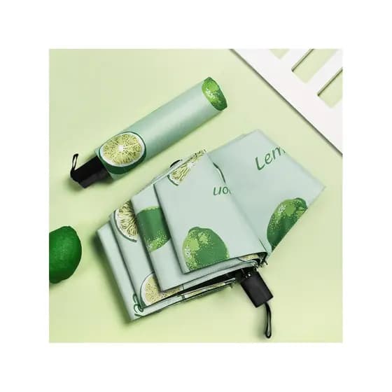 Guarda-chuva de frutas forte durável versão Manual reforçado chuva ou chuva guarda-chuva de dupla utilização dobrável po