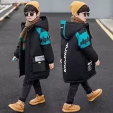 Crianças roupas infantis meninos roupas de inverno roupas acolchoadas de algodão Pai superando roupas 2026 novo estilo j