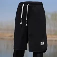 Shorts masculinos de pernas compridas de boa qualidade verão shorts casuais calças cortadas masculinas americanas All-Ma