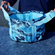 Tratamento de viagem dobrável pé lavatório superfície pano balde ao ar livre à prova dwaterproof água quente embeber pé