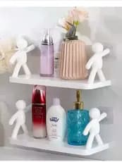 Boneco. Feito com materiais alta qualidade, o Suporte Adesivo de Parede Boneco é resiste