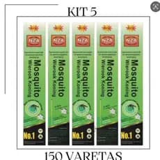 Kit 90 /150/270/360/450 palitos=3/5/9/12/15 CAIXINHAS Incenso repelente mata mosquito para casa toda natural