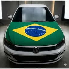 Bandeira Brasil Copa Do Mundo Para Capo De Carro