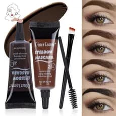 Conjunto de Pigmento Líquido Natural para Sobrancelhas Femininas à Prova d'Água BWNP