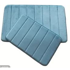 apete de Banheiro Antiderrapante Absorvente Espuma de Memória Macio Veludo Conforto Casa Box