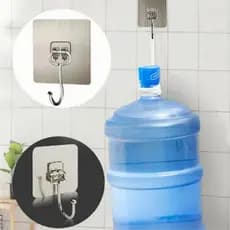 15 PCS Ganchos De Parede Autocolantes Transparente Multifuncionais Parede Cozinha Banheiro Casa