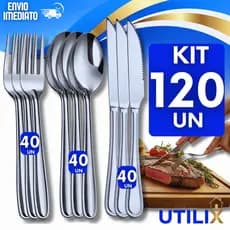 Talher  inox Garfo Faca Colher Cozinha Restaurante Gafos Facas Colheres Talheres Utilidades