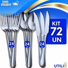 Kit Completo de Talheres Com Design Sofisticado