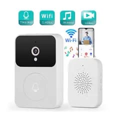 Campainha Com Câmera Vídeo Porteiro Sem Fio Wi-Fi HD Inteligente Smart Home Vê Pelo Celular Recarregável
