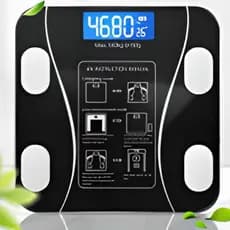 Balança Inteligente Corporal com Bioimpedância e Bluetooth | App Grátis | Suporta até 180kg