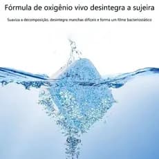 KIT 12/24/36 Pastilhas para Limpeza de Máquinas de Lavar Roupas Efervescentes Multifuncional