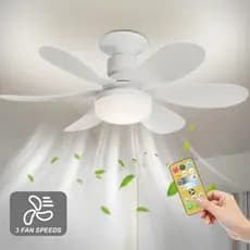 Wind Light Silent Ceiling Fan with Remote Control and Silent LED Light
