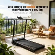 Esteira Elétrica Dobrável Compacta Silenciosa 2.0HP Até 100kg Caminhada 1-12km/h para Casa e Apartamento