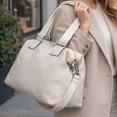 Bolsa Feminina Grande Ombro Transversal Elegante Bolsa De Mão Trabalho Viagem Faculdade Sacola Luxo Casual Cores
