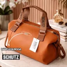 Bolsa Feminina Grande Sacola De Ombro Trabalho Faculdade Cabe Notebook Espaçosa Couro PU Prática Moderna Com Zíper