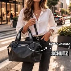 Bolsa Feminina Grande Sacola Alça Ombro Cabe Notebook Trabalho Faculdade Espaçosa Couro PU Mala Mão Barata Envio Rápido