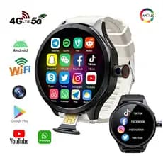 2026 Novo Smartwatch B300 CALL AI com Chip, Câmera Giratória 5G WIFi e Whatsapp NFC+GPS Relógio Inteligente ,4GB RAM64GB