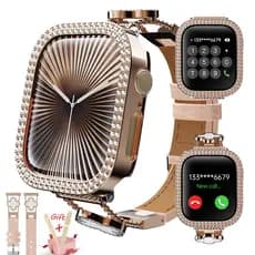Feminino Smartwatch X66 PRO Relógio inteligente Versão atualizada Nfc Chat Gpt Monitor Saúde Para iPhone Samsung