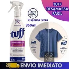 TUFF Desamassa Fácil Sem Passar 350ml 1 Unidade, 2 Unidades-Kit 2 Tuffs Perfume Neutralizador Odor