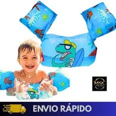 Boia Infantil Colete Salva - Vidas Colete Inflavel Colete Não Fura Natação Piscina Praia 2 a 6 anos.
