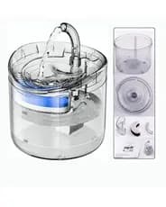 Fonte de Água para Pets - Bebedouro Automático USB Transparente com Capacidade de 2 Litros