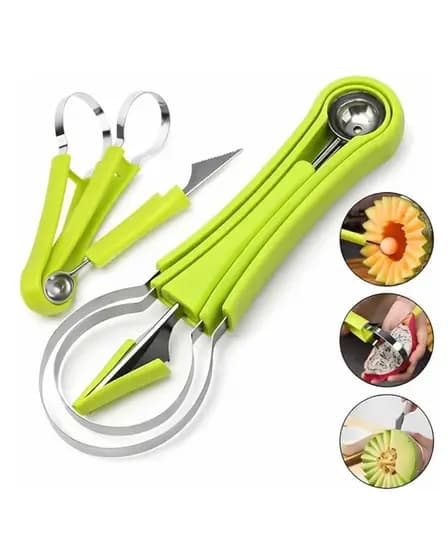 Boleador Cortador Decorador Alimentos Frutas e Legumes 4em1