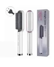 Escova Alisadora Elétrica Bivolt Cerâmica Anti Frizz 45w