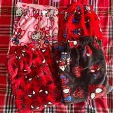 Sanrio Hello Kitty Y2k Kawaii Anime Flanela Pijamas Feminino De Lã Quente Calças Casuais De Moda Outono Inverno
