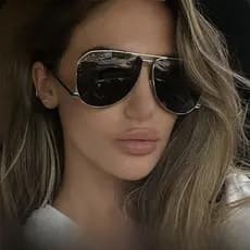 Óculos De Sol Aviador De Metal Para Mulheres Estilo Retrô Ocidental De Feixe Duplo