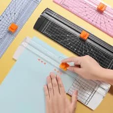Cortador De Papel Guilhotina Leve A4 A5 Mini Aparador Para Artesanato De Cupom Escritório Doméstico Escolar
