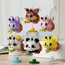 Compatível com os novos brinquedos de blocos de montar em miniatura da série LEGO Bee Swing, presentes decorativos.