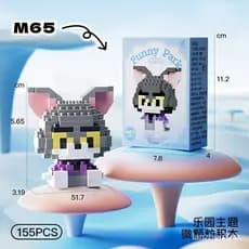 Figuras de princesas em blocos de montar, brinquedos de montagem em blocos, diversos estilos de pequenas decorações, pre