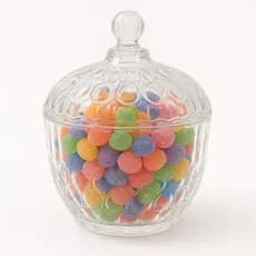 Bombonieres 310ML Elegantes De Vidro com Tampa para Doces e Guloseimas-ORIGINAL GLASS