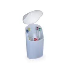 Porta Escovas De Dente E Pasta Arthi Com Tampa Móvel Banheiro Escova Dente-1535