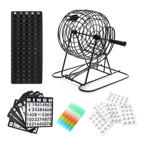 Jogo De Bingo Completo Metal Javick