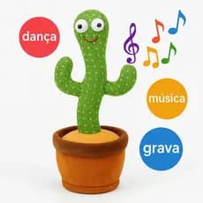 Cacto que Dança e Fala | Repete Vozes + Toca Músicas | Brinquedo Educativo Infantil