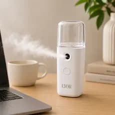 Mini Umidificador de Ar Portátil USB Recarregável 35ml Difusor Aromatizador Purificador de Ar LED