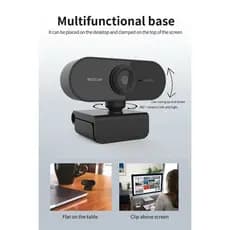 Webcam Full HD 1080P com Microfone Integrado Conexão USB para PC e Notebook Home Office e Aulas Online