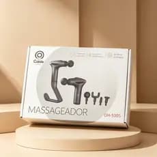 Massageador Pistola Elétrico Profissional Muscular Portátil Aparelho Fisioterapia Corporal Com Alça