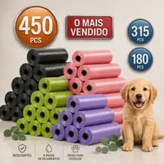 KIT CATA COCO 450/315/180/45 UN  Saquinhos Pet Resistente – NÃO VAZA- SUPER ECONÔMICO