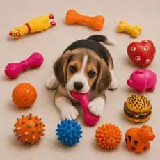 Kit 12 Brinquedos Mordedor Pet Borracha Resistente Cães Atacado