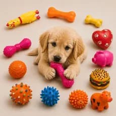 Kit 12/6 Brinquedos Mordedores Cachorro Filhote Anti-stress Pet Ranger os dentes Limpeza da boca