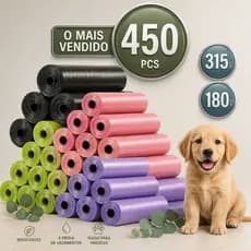 KIT CATA COCO 450/315/180/45 UN Refil Sacos Pet ULTRA RESISTENTE para Cachorro e Gato – ECONOMIA
