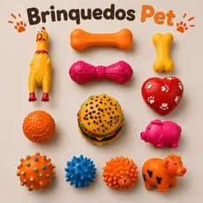 Kit 50 unidades Brinquedos Pet