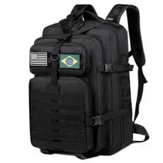 Mochila Tática Militar 50L Impermeável Reforçada Camping Trekking Trilha Outdoor