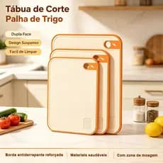 Tábua de Corte Multiuso Antibacteriana À Prova De Mofo, Material Espessado Saudável Para Cozinha