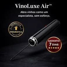 Saca Rolhas Pneumático Profissional VinoLuxe Air™ Abridor de Vinho Fácil Sem Esforço Extração Rápida