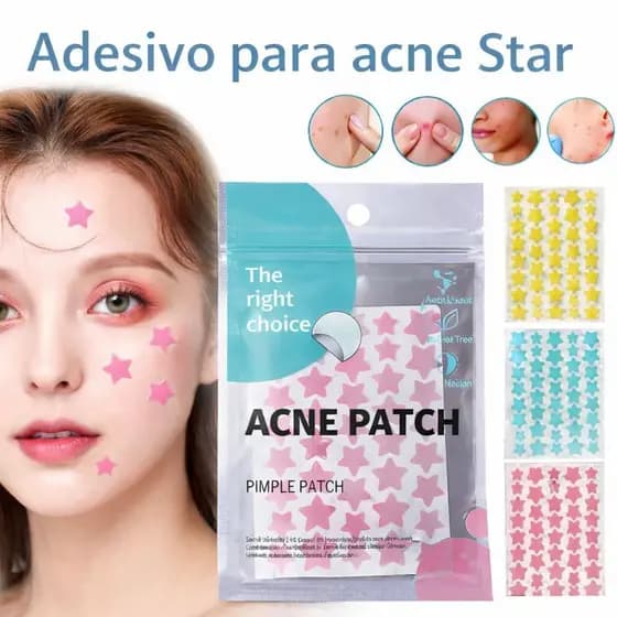 Adesivo para Espinha Estrela tratamento acne hidrocoloide